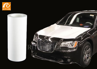 Λευκό που τυλίγει την πλαστική 0.07mm αυτοκίνητη προστατευτική ταινία για τη μεταφορά αυτοκινήτων