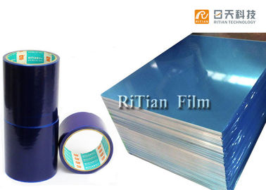 Μπλε χρώμα ρόλων ταινιών προστασίας υλικής επιφάνειας PE για το πιάτο ανοξείδωτου
