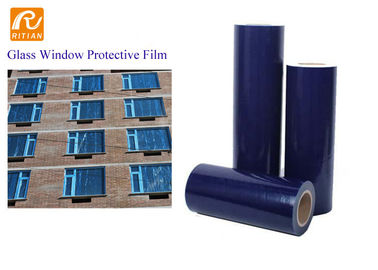 Προστατευτικό συγκολλητικό PE 50~500M πλαστικών ταινιών παραθύρων επιφάνειας γυαλιού καθρεφτών μήκος