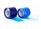 Μπλε χρώματα φύλλων ταινιών εμποδίων δερματοστιξιών οδοντικά με την κολλώδη/μη κολλώδη άκρη